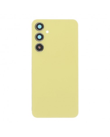 Back Cover and Camera Lens for Samsung Galaxy A55 5G A556 A556B - Yellow