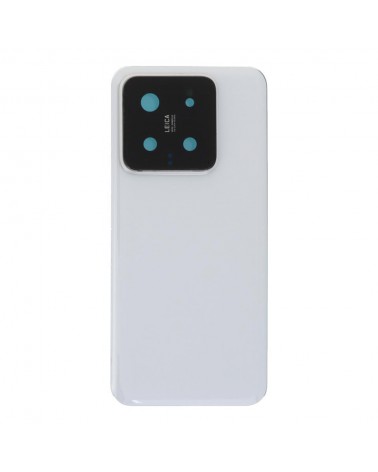 Tampa traseira e lente da câmara para Xiaomi Mi 14 23127PN0CC 23127PN0CG - Branco