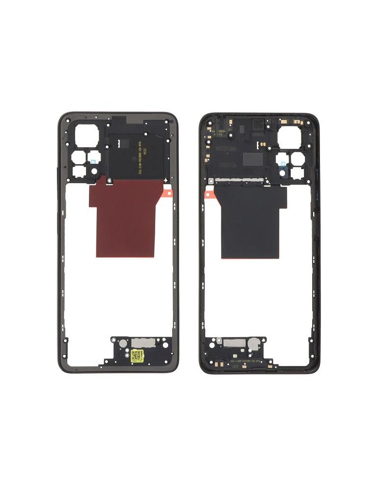 Central Frame for Xiaomi Redmi Note 12 Pro 4G 2209116AG 2209116AG - Black