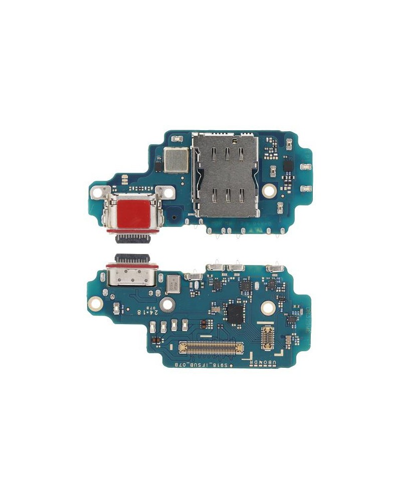 Charging Connector Flex for Samsung Galaxy S23 Ultra S918 S918B - Compatible