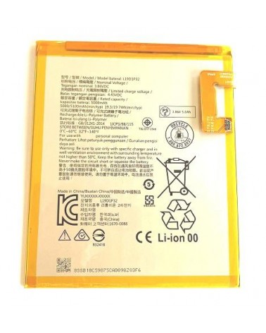 Bateria 5000mAh L19D1P32 para Lenovo Tab M10 Plus TB-X606