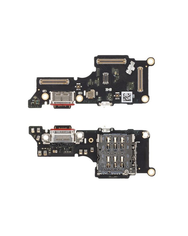 Conector de carregamento flexível para Oppo Reno 12 5G CPH2625 - Alta qualidade