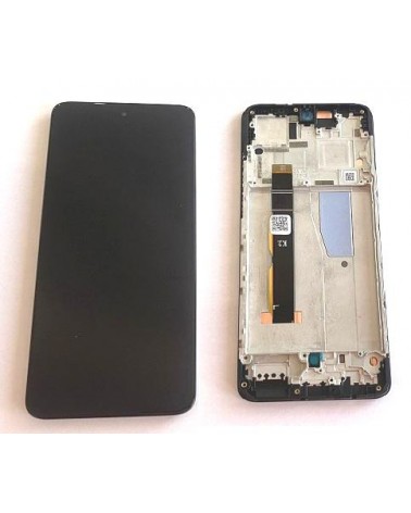 LCD e ecrã tátil com moldura para Motorola Moto G84 XT2347 - Alta qualidade