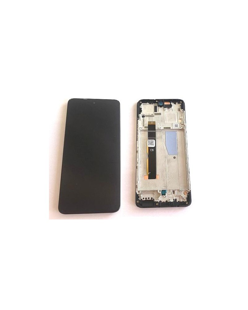 LCD and Touch Screen with Frame for Motorola Moto G84 XT2347 - High Quality