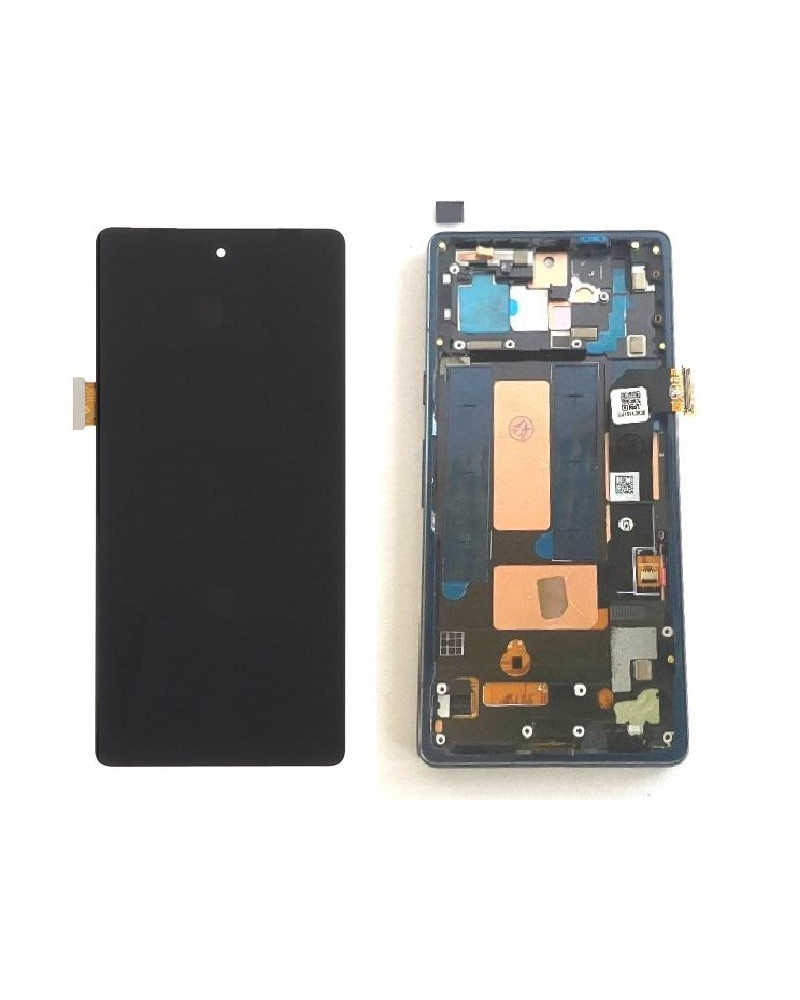 Pantalla LCD y Tactil con Marco Negro para Google Pixel 7A GWKK3  GHL1X  G0DZQ  G82U8   Calidad Oled  