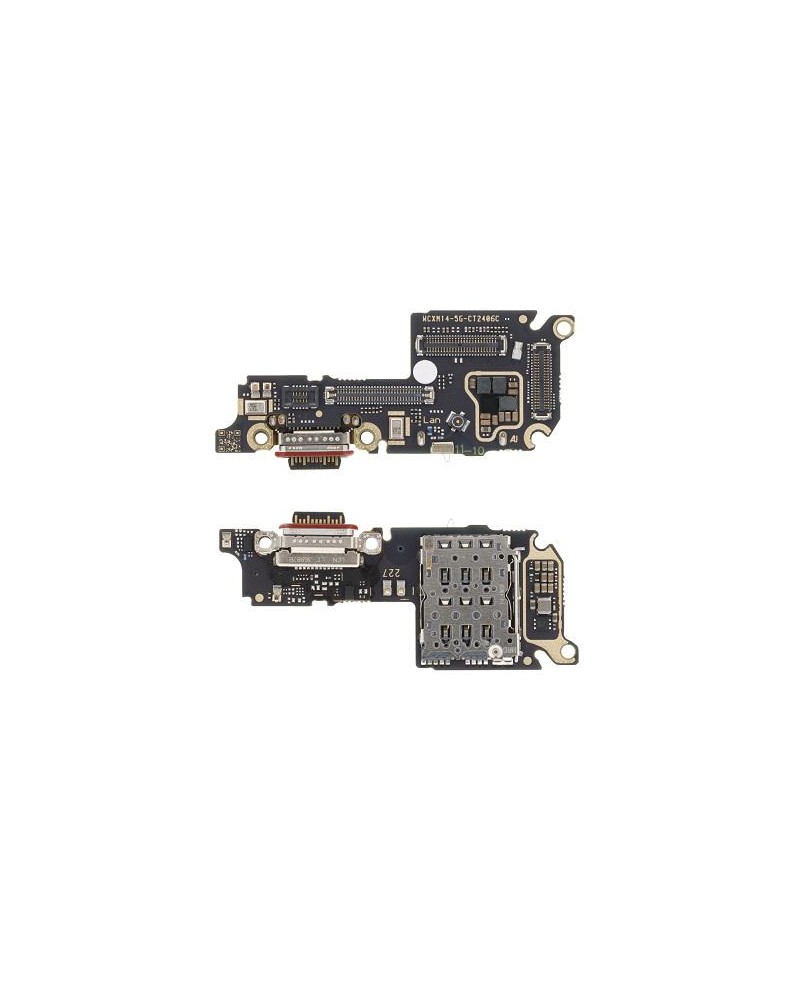 Conector de carregamento flexível para Xiaomi Mi 14 23127PN0CC 23127PN0CG - Alta qualidade