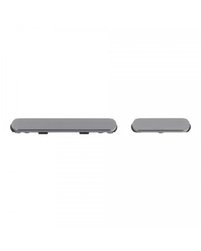 Volume and Power Button Set for Google Pixel 9 Pro GR83Y GEC77 GWVK6 - Black Gray