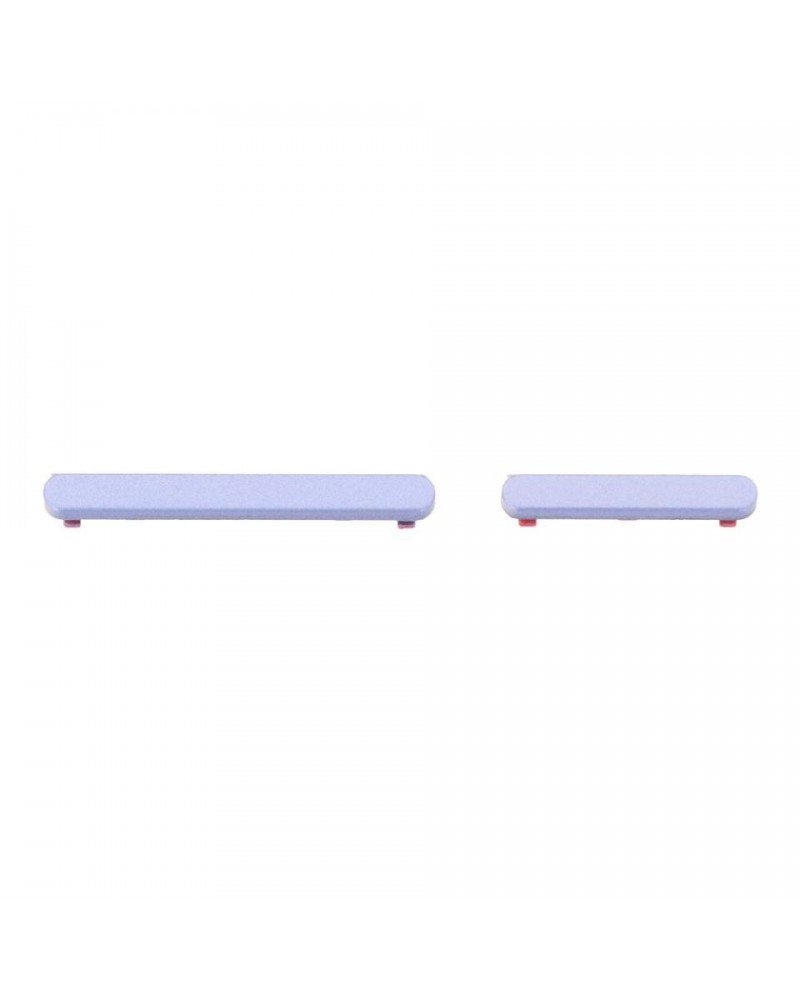 Volume and Power Button Set for Xiaomi Redmi Note 13 Pro 4G 23117RA68G 2312FPCA6G - Lilac Purple