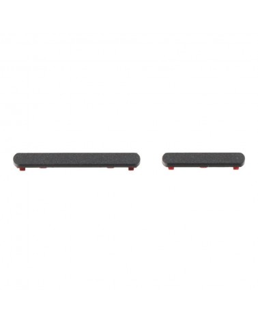 Volume and Power Button Set for Xiaomi Redmi Note 13 Pro 4G 23117RA68G 2312FPCA6G - Black