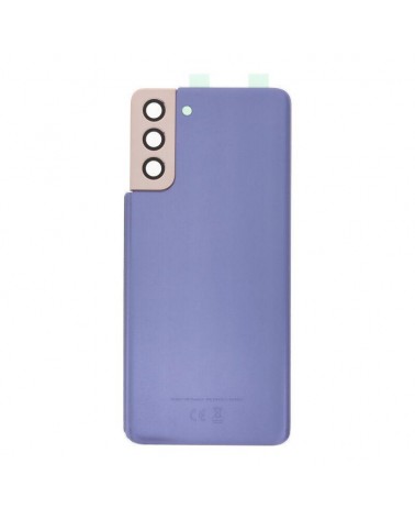 Capa traseira e lente da câmara para Samsung Galaxy S21 Plus 5G G996 - Lilás Roxo