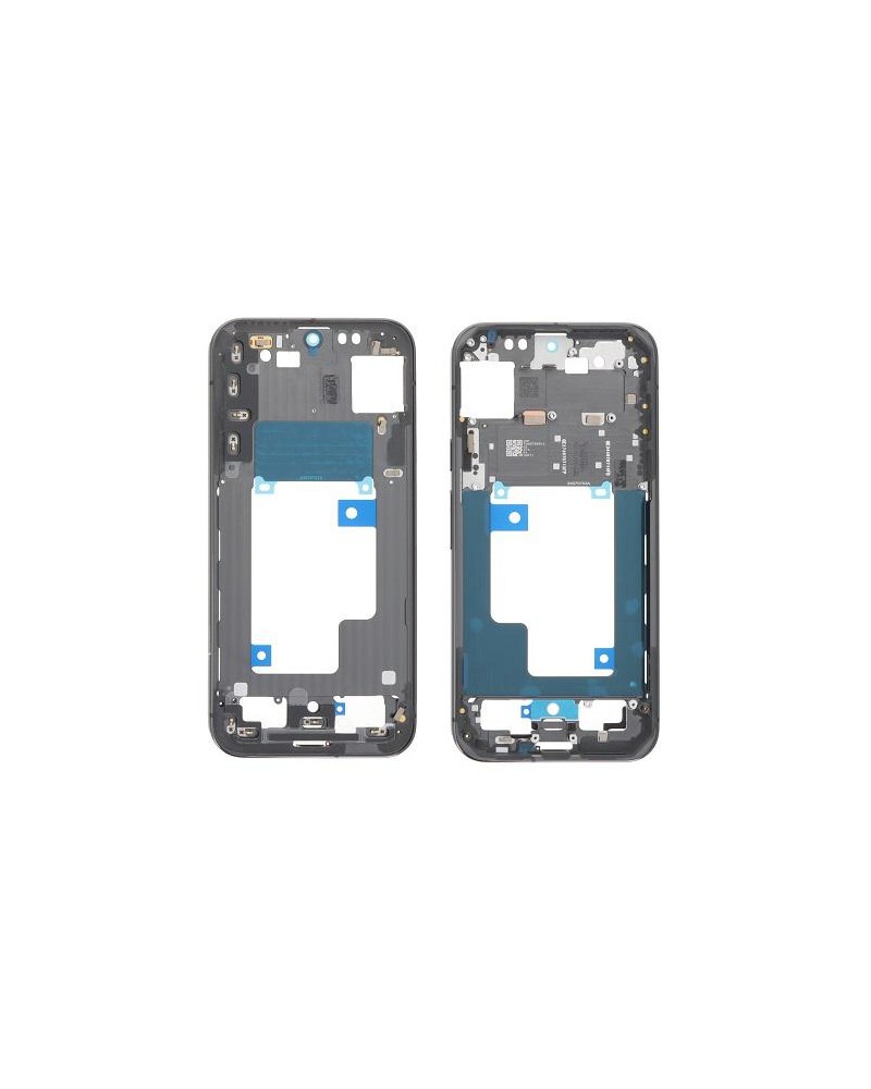 Moldura central para Google Pixel 9 Pro XL GGX8B GZC4K GQ57S - Cinzento