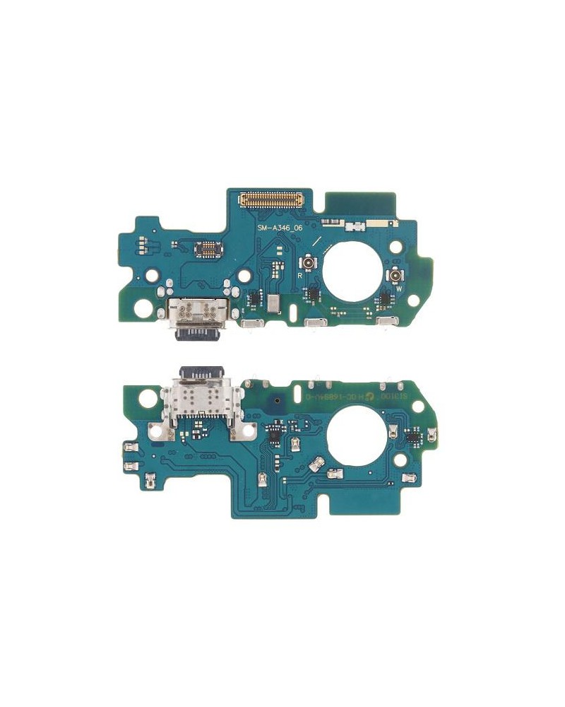 Charging Connector Flex for Samsung Galaxy A34 5G A346 A346B - Compatible