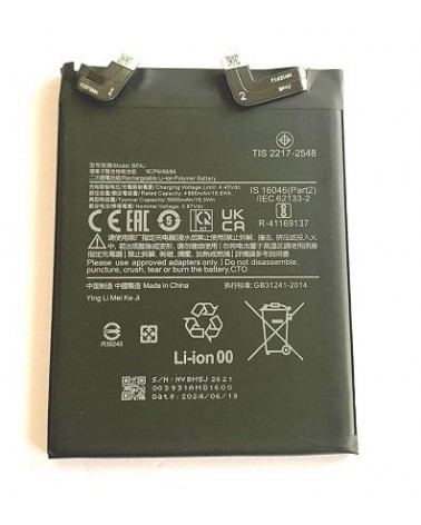 BP4J Battery for Xiaomi Note 12 Pro Plus 5G 22101316UCP 5000mAh - Compatible