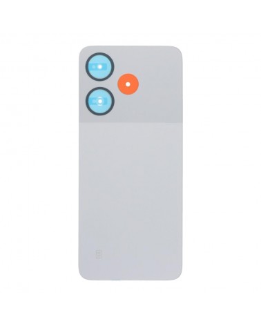 Back Cover for Xiaomi Poco M6 4G 2404APC5FG - White Silver