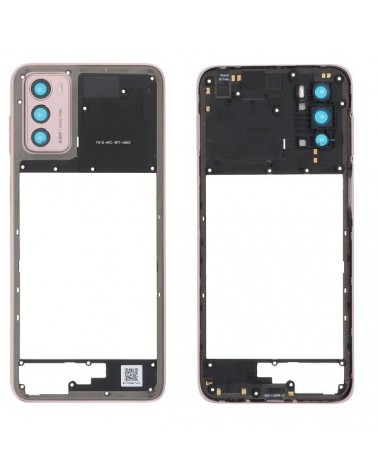 Centre Frame for Motorola Moto G42 XT2233-2 - Rose Gold