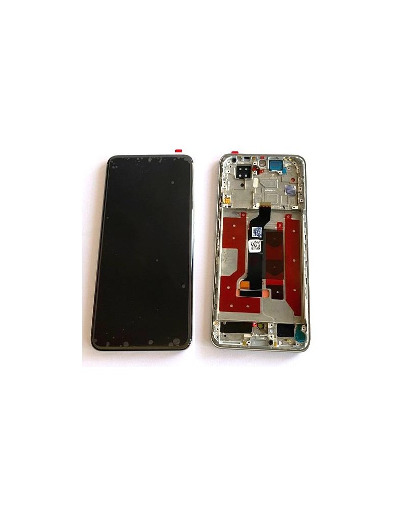 LCD and Touch Screen with Silver Frame for Huawei Honor 200 5G ELI-AN00 - High Quality