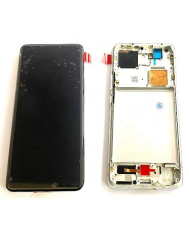 LCD and Touch Screen with Silver Frame for Xiaomi Mi 11 Ultra 5G M2102K1G M2102K1C - High Quality