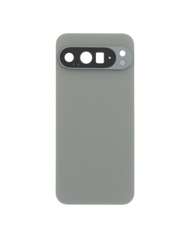 Tapa Trasera y Lente de Camara para Google Pixel 9 Pro XL GGX8B  GZC4K  GQ57S - Gris