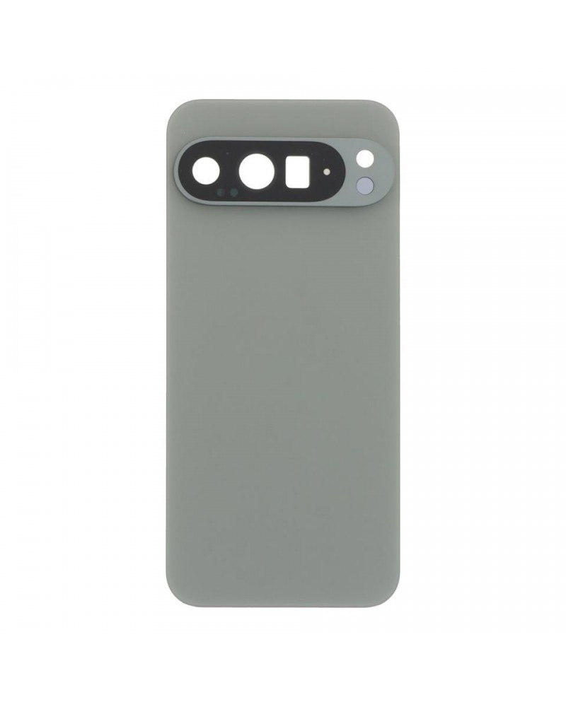 Tapa Trasera y Lente de Camara para Google Pixel 9 Pro XL GGX8B  GZC4K  GQ57S - Gris