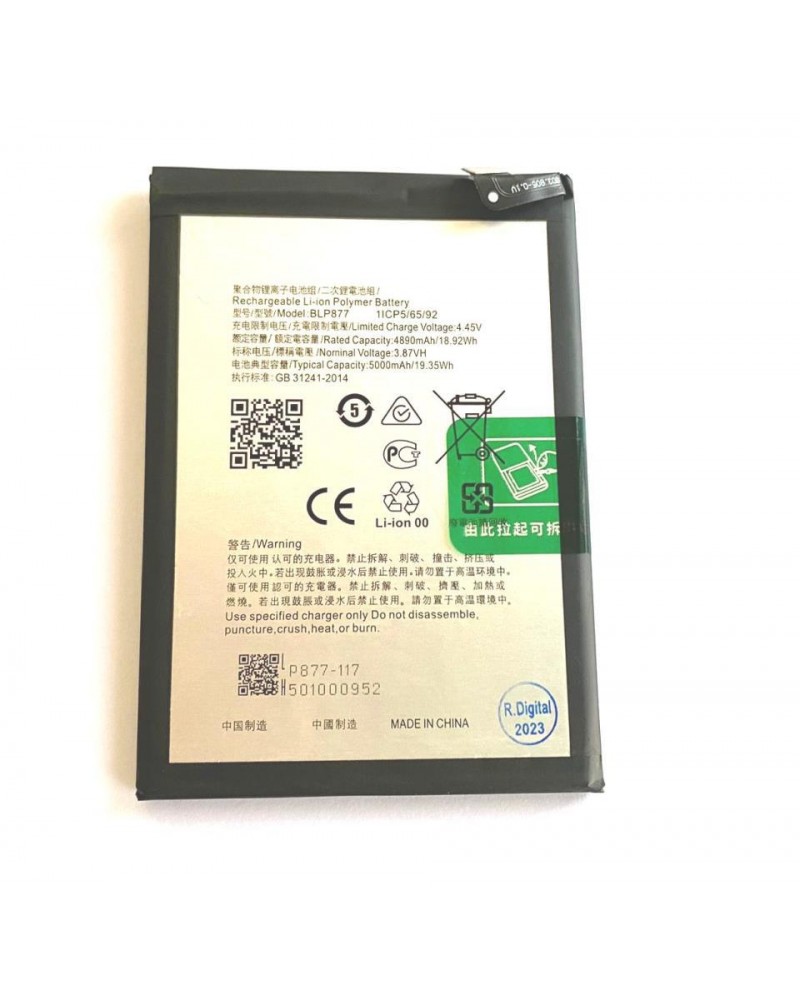 BLP877 for Realme 8i RMX3151 Realme C31 RMX3501 Realme C35 RMX3511 5000mAh Battery