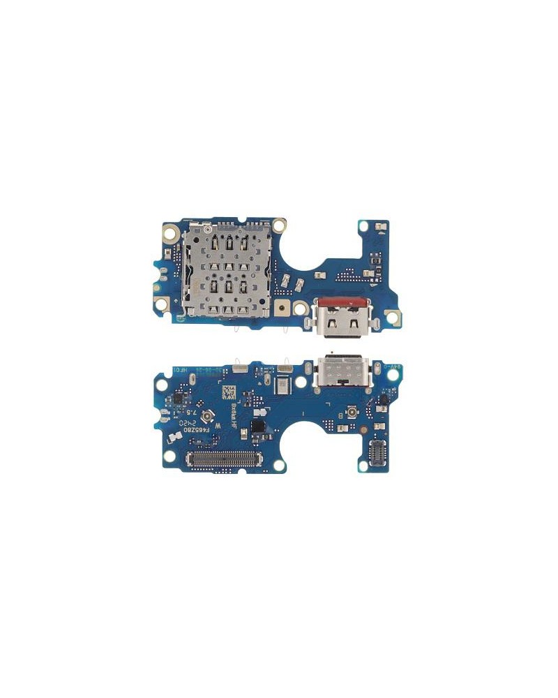 Conector de carregamento flexível para Motorola Moto G85 5G XT2427-3 - Alta qualidade