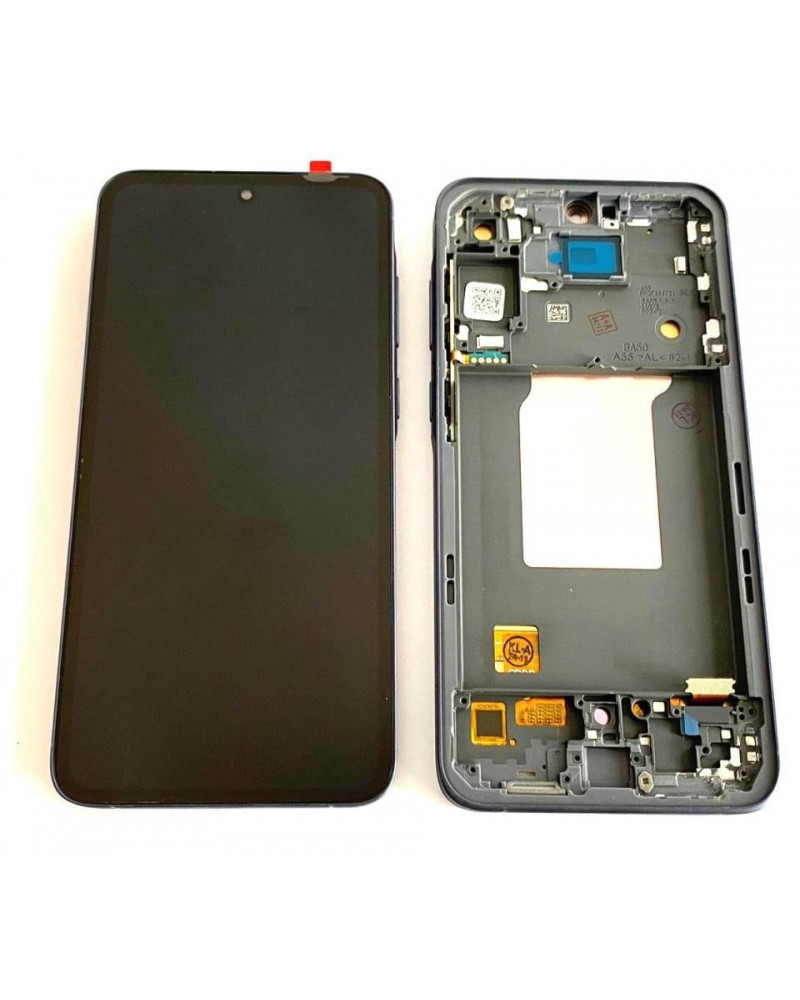 LCD and Touch Screen with Black Frame for Samsung Galaxy A55 5G A556 A556B A556B Quality Oled