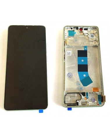 LCD and Touch screen with Green Frame for Xiaomi Redmi Note 13 4G 23129RAA4G 23124RA7EO TFT Quality