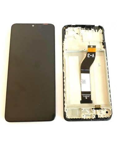 Pantalla LCD y Tactil con Marco para Xiaomi Redmi 13C 5G 23124RN87G  23124RN87I  23124RN87C - Alta Calidad