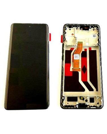 LCD and Touch Screen with Black Frame for Huawei Honor X9b ALI-NX1 - High Quality