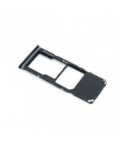 SIM and SD Card Tray for Samsung A9 2018 - Black - 1SIM