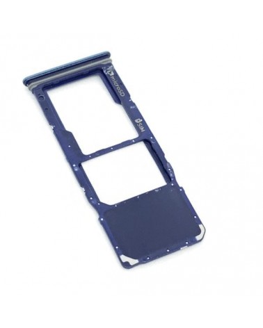 SIM and SD Card Tray for Samsung A9 2018 - Blue - 1SIM