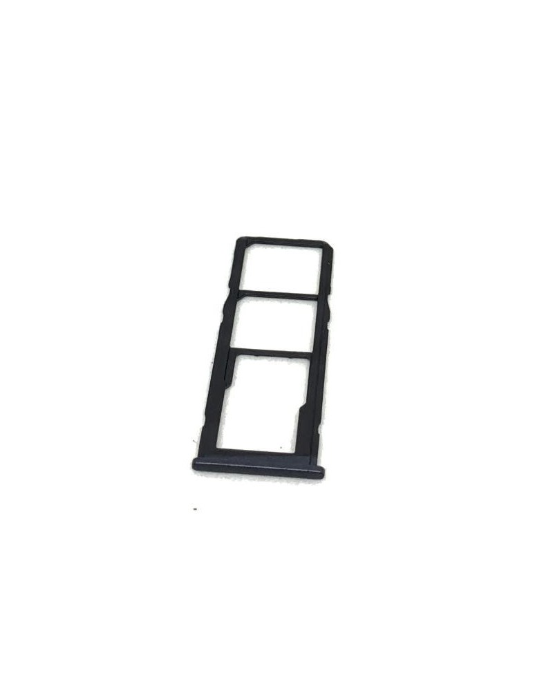 Dual SIM and SD Card Holder for Samsung Galaxy M20 - Black