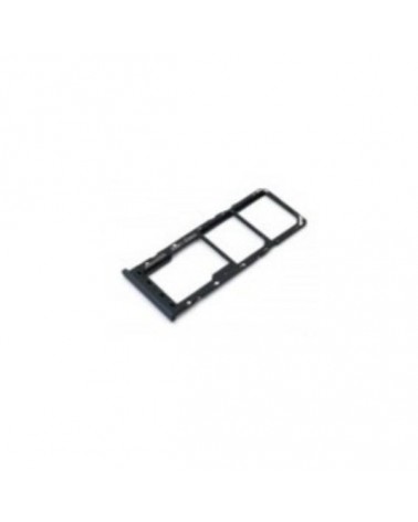 Sim Holder Tray for Samsung Galaxy A21S - Dual Sim Black