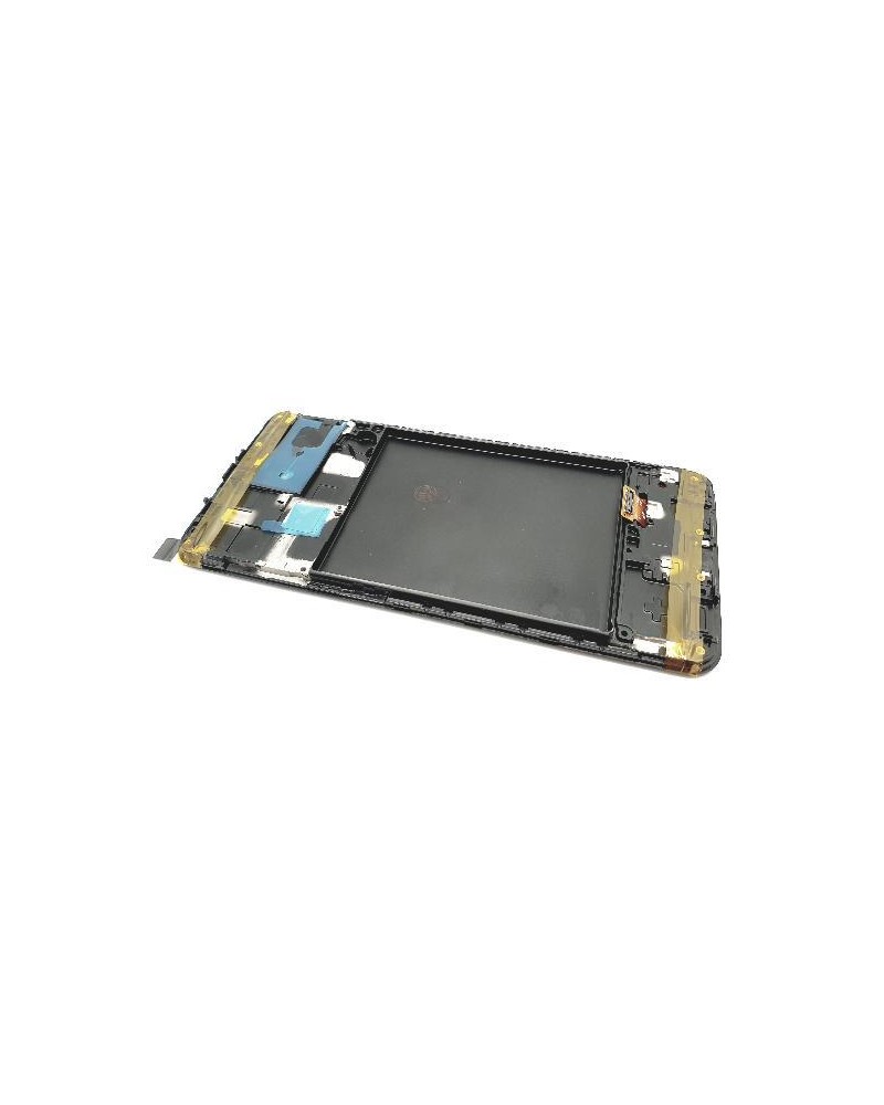 Pantalla Completa con Marco para Samsung Galaxy A20 - Negra - Calidad Oled Compatible