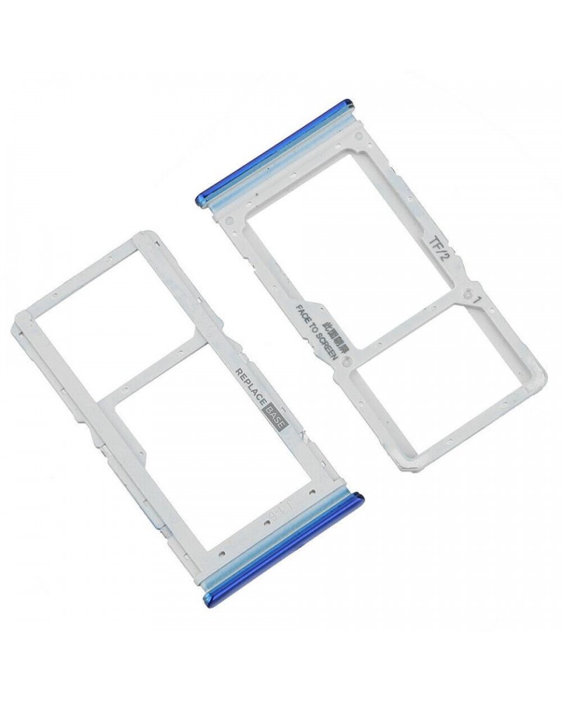 SIM and SD tray for Xiaomi Redmi Note 8 Pro - Blue