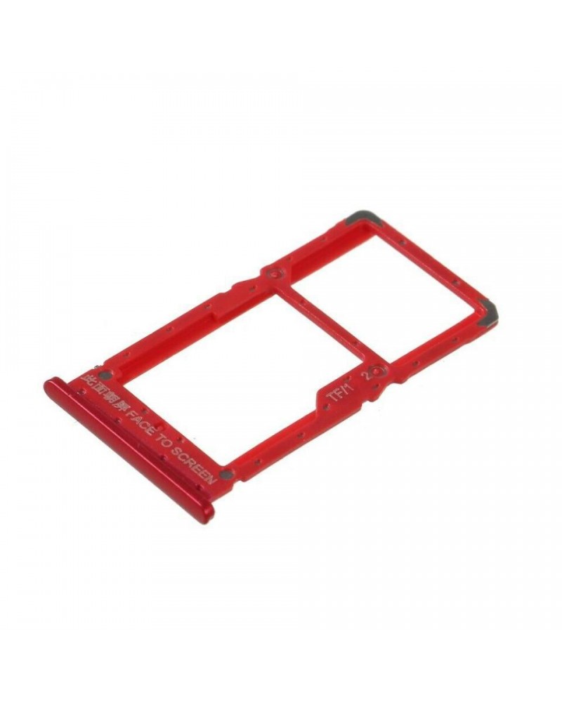 Sd Sim Tray Adapter For Xiaomi Pocophone F1- Red