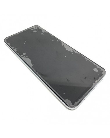 LCD screen with silver frame for Xiaomi Redmi Note 8 Pro