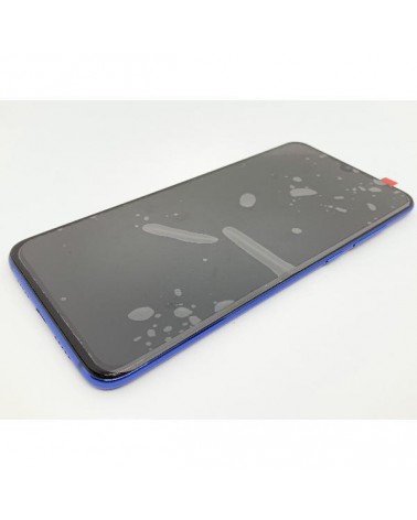 LCD e ecrã tátil com moldura azul para Xiaomi Mi 9