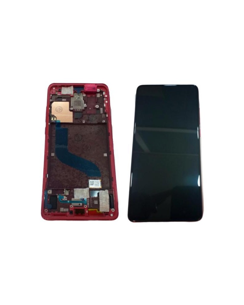 Ecrã de substituição com moldura vermelha para Xiaomi Mi 9T Redmi K20 Mi 9T Pro - Vermelho - Recondicionado