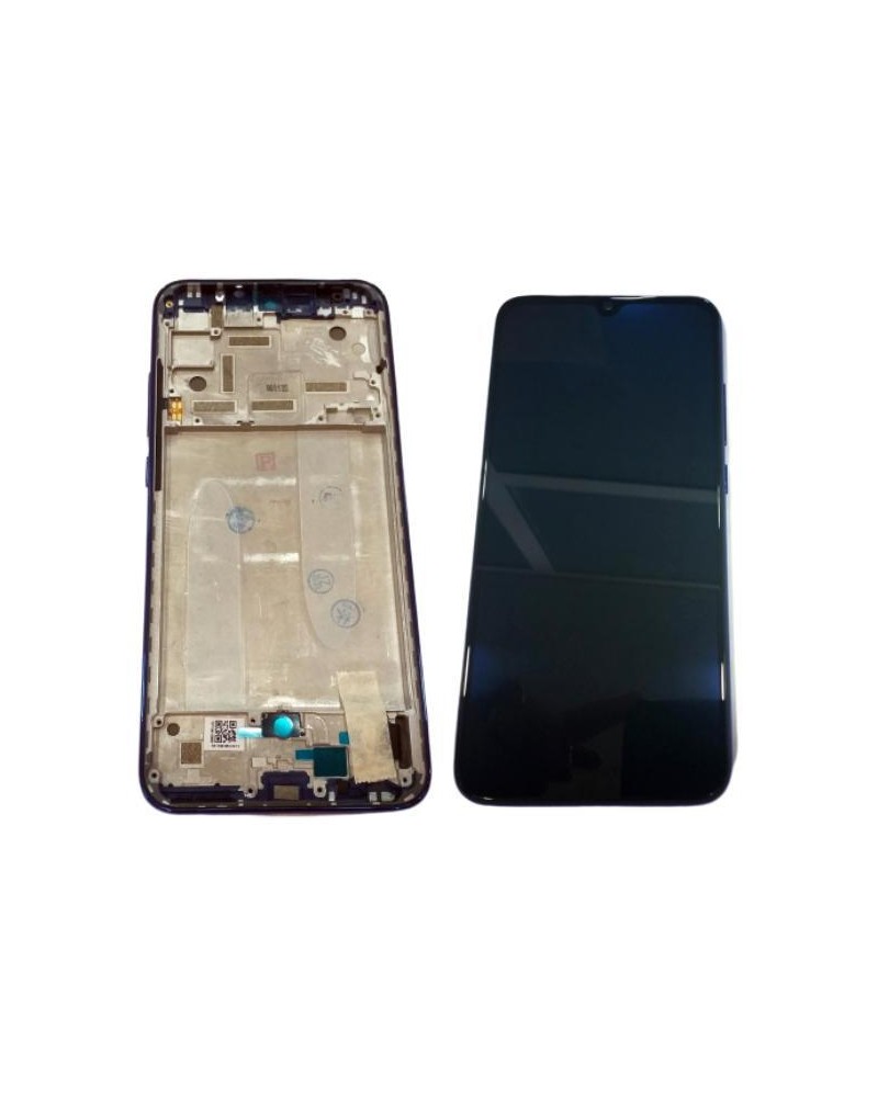 LCD screen with Blue Frame for Xiaomi Mi A3 Mi CC9e - Black