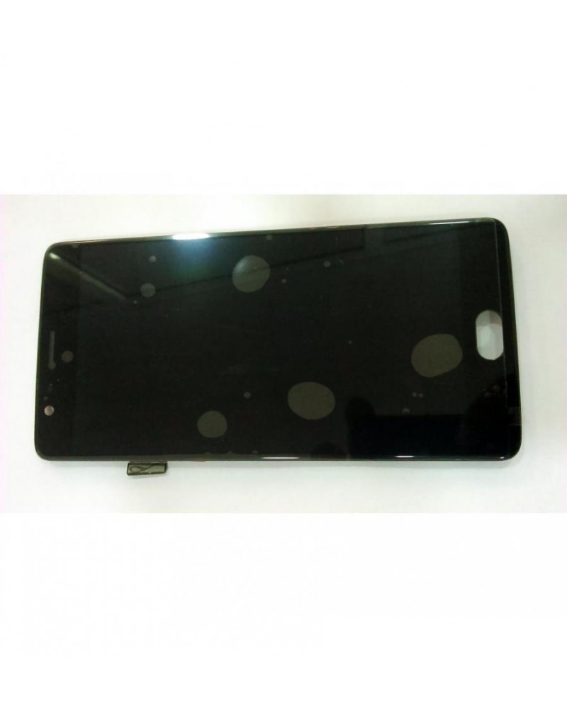 ONEPLUS 3T A3010 PANTALLA LCD   TACTIL NEGRO   MARCO