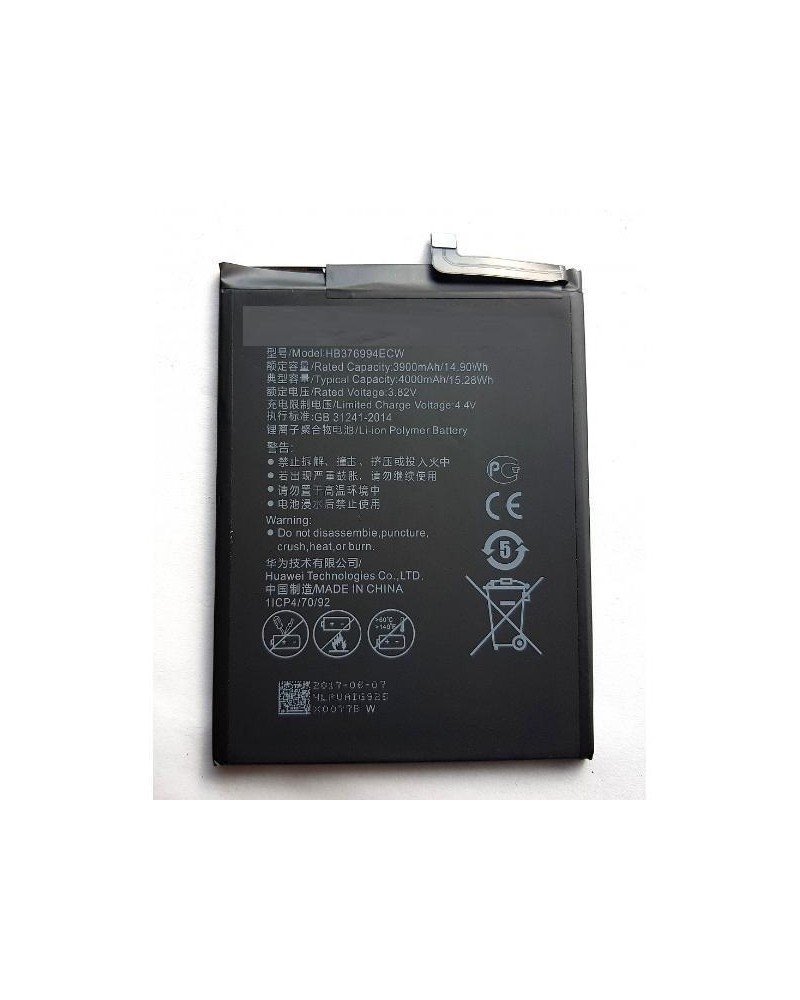 Bateria HB376994ECW para Honor 8 Pro  Honor V9 de 3900/4000mAh