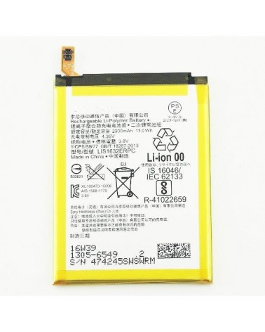 Bateria LIS1632ERPC para Sony Xperia XZ  F8331   Xperia XZ Dual  F8332   de 2900mAh