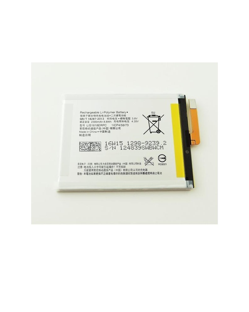 Bateria Sony Xperia XA1 XA F3111 Xperia XA Dual F3112 2300mAh LIS1618ERPC para Sony Xperia XA1 XA F3111 Xperia XA Dual F3112