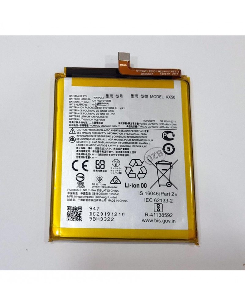 KX50 4000mAh battery for Motorola Moto G8 Play Moto One Macro