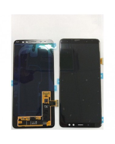 Ecrã tátil LCD para Samsung SM-A730 Galaxy A8 2018 - Preto