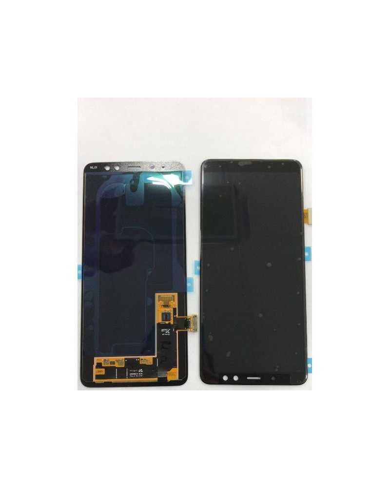 Ecrã tátil LCD para Samsung SM-A730 Galaxy A8 2018 - Preto