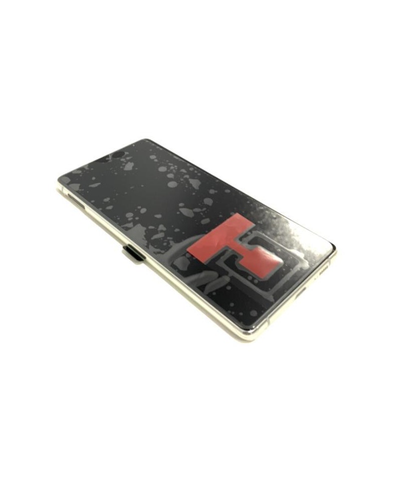 Ecrã LCD para Samsung Galaxy S10 Lite - Branco Alta Qualidade