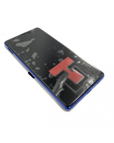 Ecrã LCD com moldura para Samsung Galaxy S10 Lite - Azul