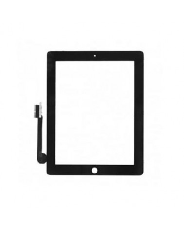 Digitalizador do ecrã tátil Ecrã tátil para iPad 3 / 4 com autocolantes e botão Home - Preto